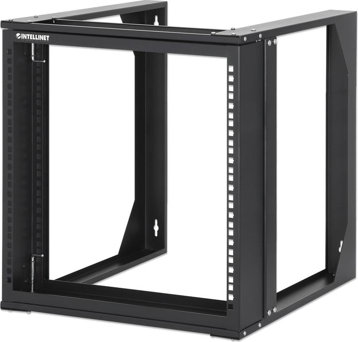 Intellinet 19" laboratory rack for wall mounting, 2 support rails, 9 U