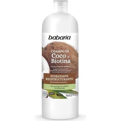 Thumbnail - Babaria, Shampoo, Kokosnuss-Shampoo mit Keratin und Biotin 700ml (700 ml)
