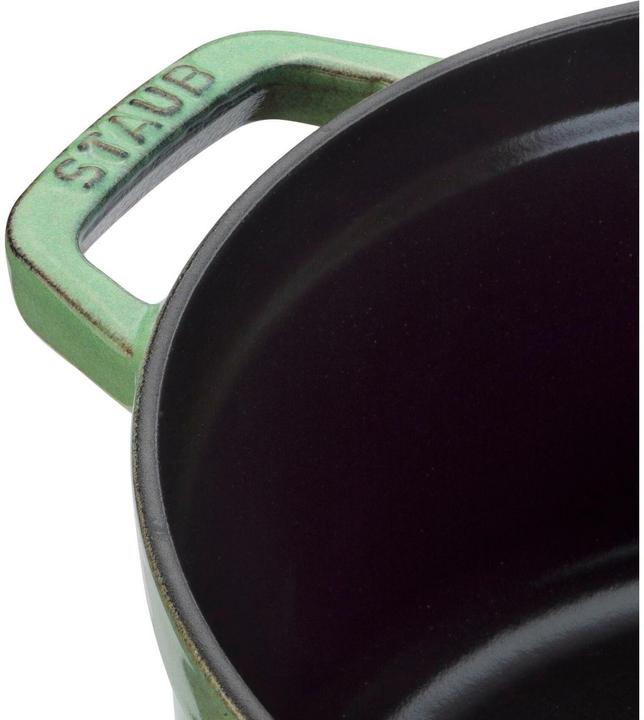 Produktbild Staub Cocotte 24 cm, rund, Salbei, Gusseisen (24 cm, Bräter + Schmortopf, Gusseisen)