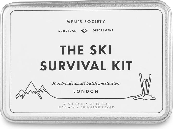 Men's Society Kit de survie pour le ski (Stick de soin des lèvres, 10 ml)