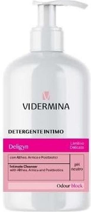 Actual product image Istituto Ganassini Vidermina Deligyn Intimate Cleanser 500ml New Formulation (500 ml, Intimate washing lotion)