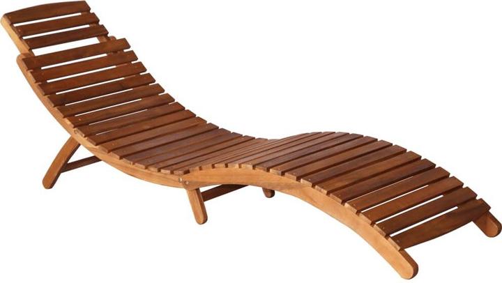 Produktbild vidaXL Sonnenliege mit Tisch (184 cm)