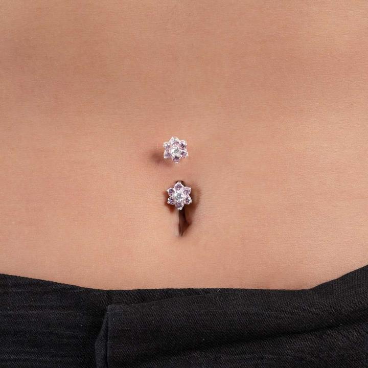 Immagine prodotto Bijouteria Piercing ventre (Zirconia, Acciaio inossidabile, Argento 925)