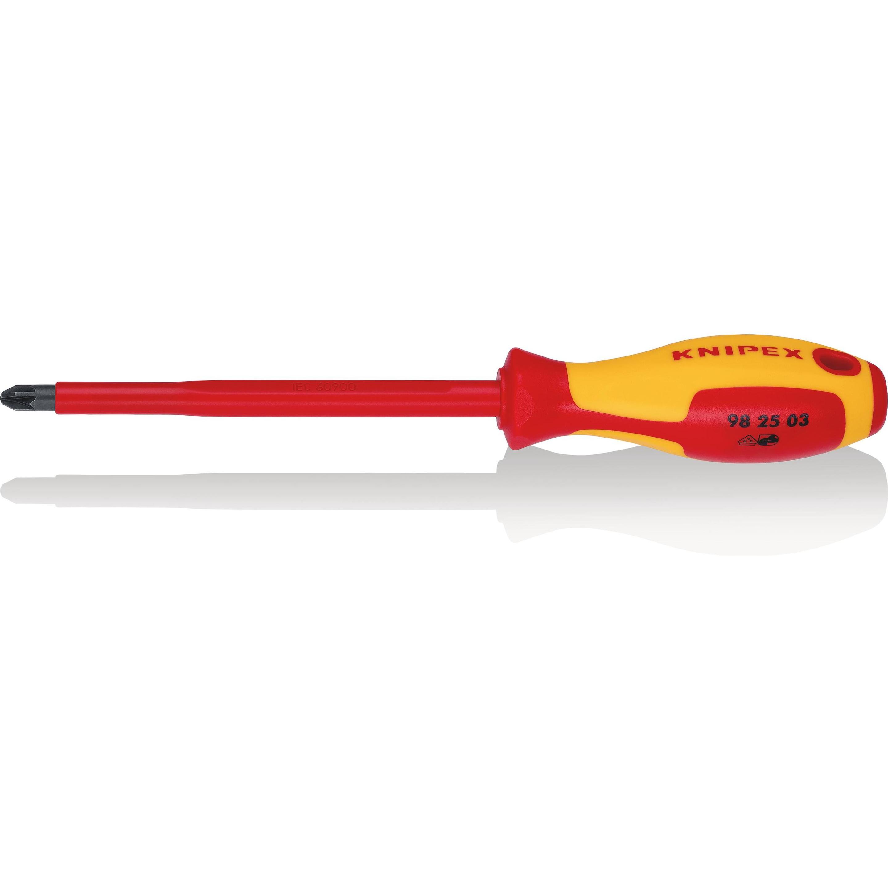 Knipex, Schraubenzieher, Schraubendreher für Kreuzschlitzschrauben (Pozidriv-Kreuzschlitz (PZ))