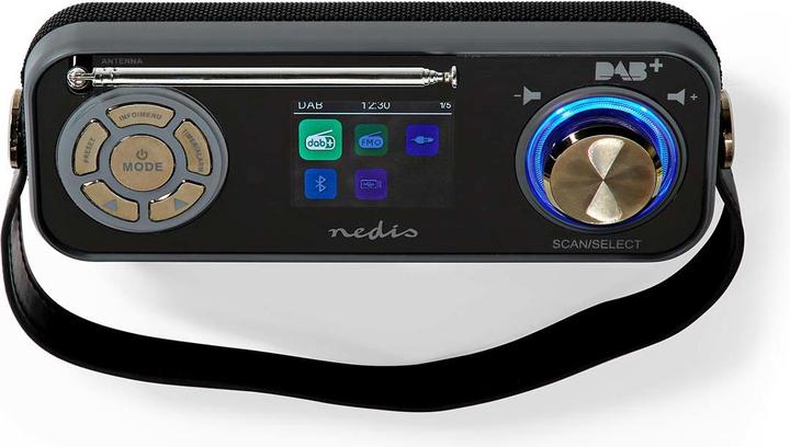 Image du produit Nedis Radio DAB (DAB, DAB+ DAB, FM, Bluetooth, WiFi)