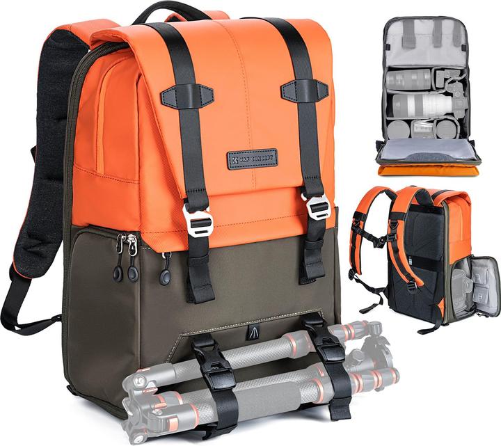 Produktbild K&F Concept Concept Beta Backpack 20l Photo Backpack - Orange (Fotorucksack, 20 l)