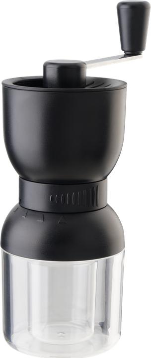 Forever Kaffeemühle Keramikmahlwerk ABS schwarz/transparent ø 7.7x21.2 cm