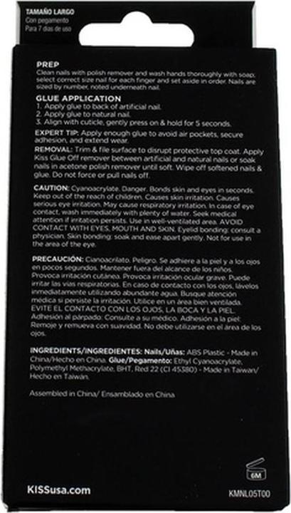 Image du produit KISS Adhésif pour ongles Masterpiece Nails Everytime I Slay 30 pcs (Everytime I Slay)