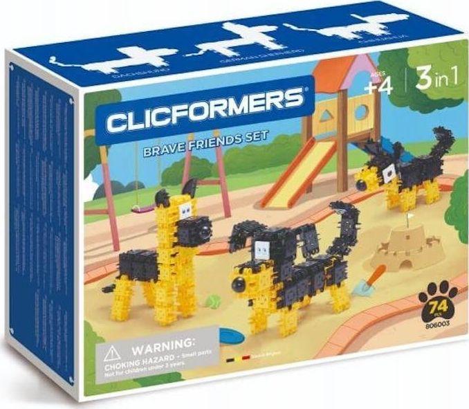 Image du produit Clics Klocki CLICFORMERS Amis noirs et jaunes 74el (806003)