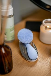 Produktbild Humanas Magna Wave Schallzahnbürste mit Magnetfeldtherapie-Funktion – Blau (Schallzahnbürste)