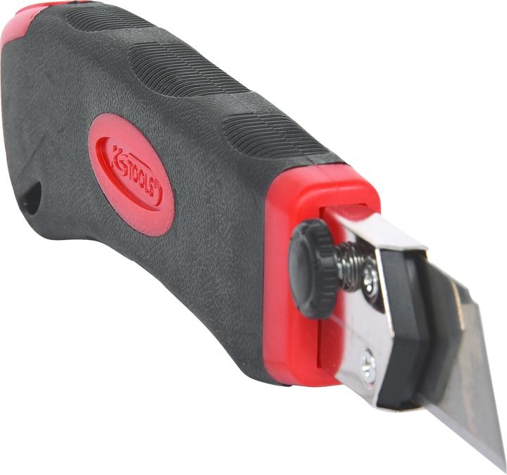 Produktbild KS Tools Komfort-Abbrechklingen-Messer, 200mm, Klinge 25x125mm (Cutter)