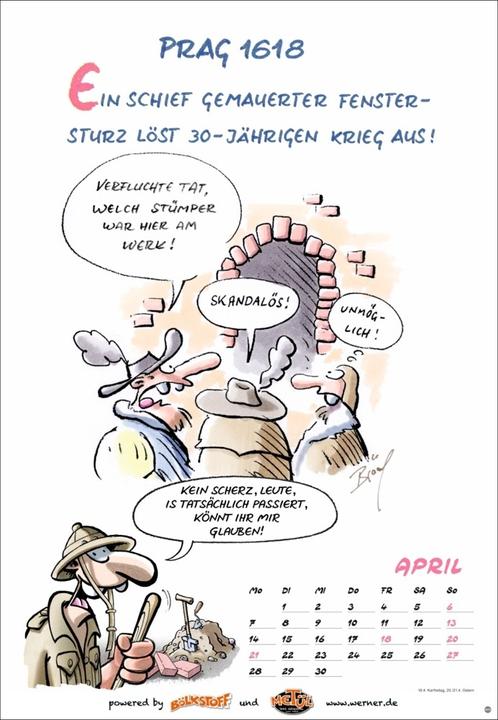 Produktbild Heye Werner Kalender 2025 (Harter Einband, Deutsch)