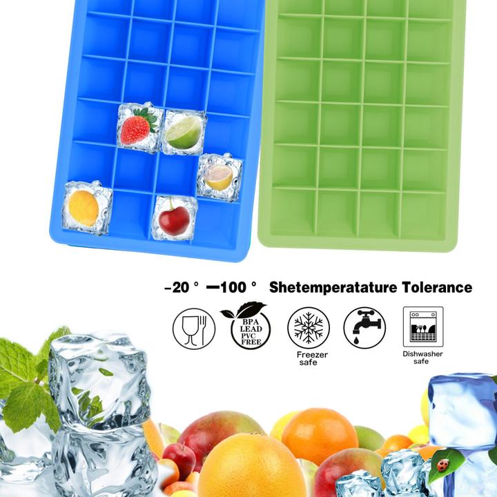 Actual product image Intirilife 2x ice cube moulds set of 2 à 24 compartments