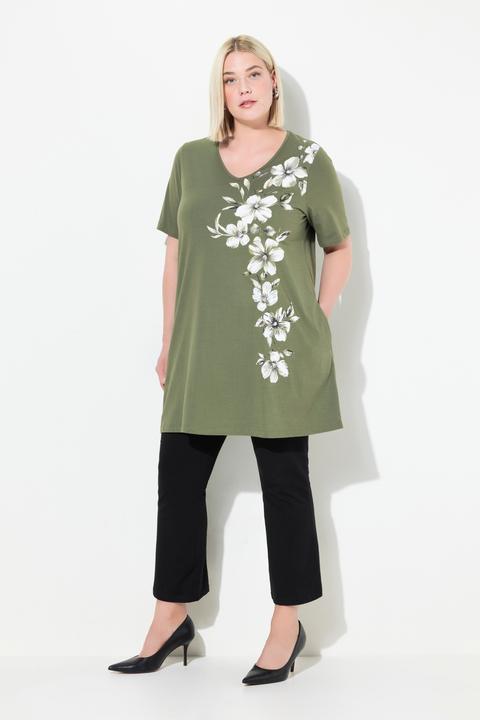 Produktbild Ulla Popken Longshirt, A-Linie, Motivdruck (50, 52)