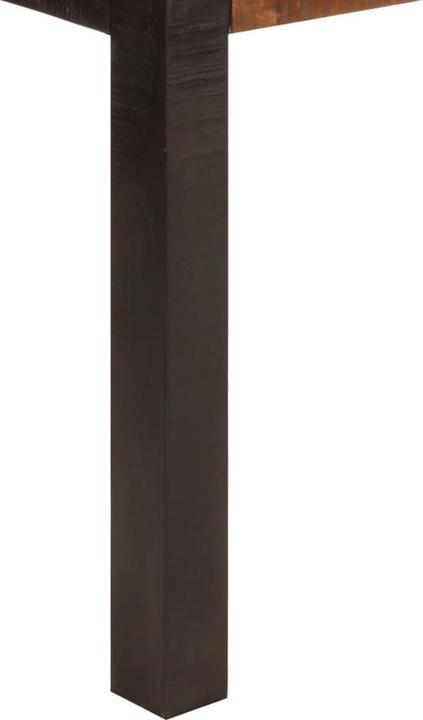 Pieds - Noir, Plateau de table - Marron miel