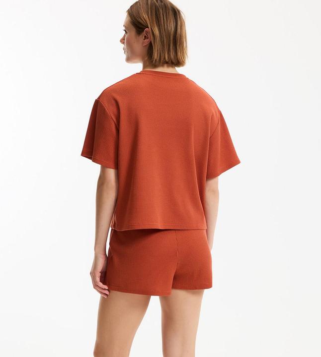 Actual product image La Redoute Collections Kurzpyjama aus Waffelstrick (XXL)