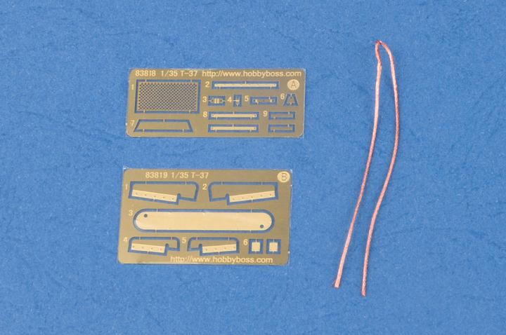 Actual product image Hobby Boss Soviet T-37TU Command Tank