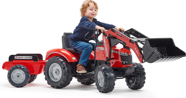 Produktbild Falk Toys Massey Ferguson Traktor + Anh. XL