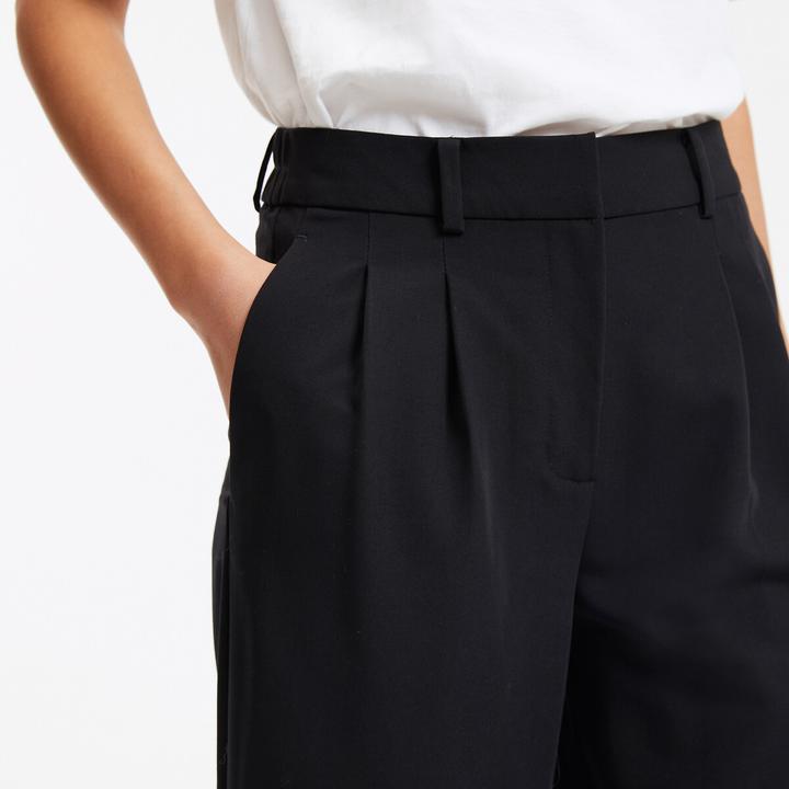 Actual product image La Redoute Collections Wide pleat trousers (48)