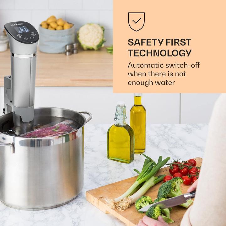 Produktbild Klarstein Quickstick Sous Vide Garer Flex Silberfarben