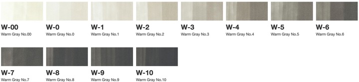 Produktbild Copic Marker sketch, 12er Set "Graut”ne WG" (Grau, 3 mm, 12 x)
