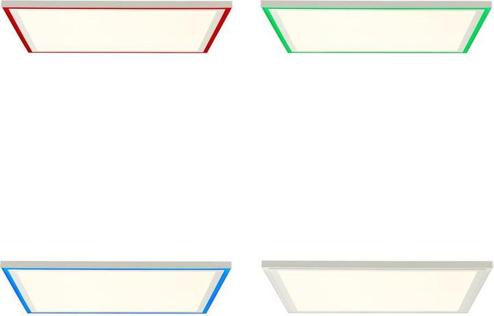 Actual product image Brilliant Lanette LED 37W /WA/DE/3800lm/DIM/CCT/RGB/NL/RC Deckenaufbau-Paneel 60x60cm (3800 lm)