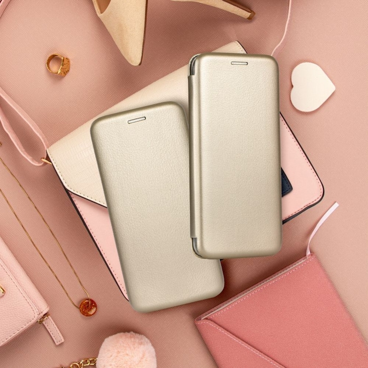 Produktbild OEM Book case ELEGANCE book case for SAMSUNG A36 gold (Oppo A36)