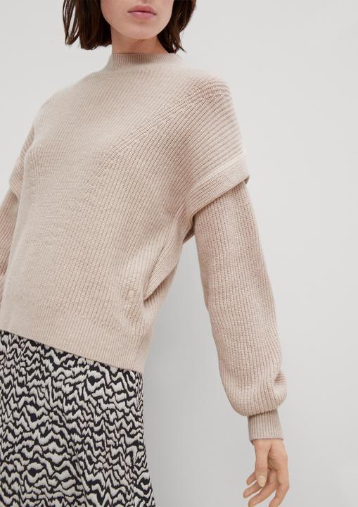 Image du produit Comma Strickpullover Pullover aus Merinowolle (40)