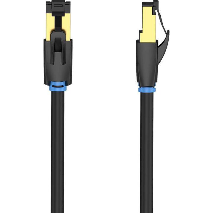 Vention Category 8 SFTP Network Cable IKABG 1.5m Black (S/FTP, CAT8.1, 1.50 m), Netzwerkkabel