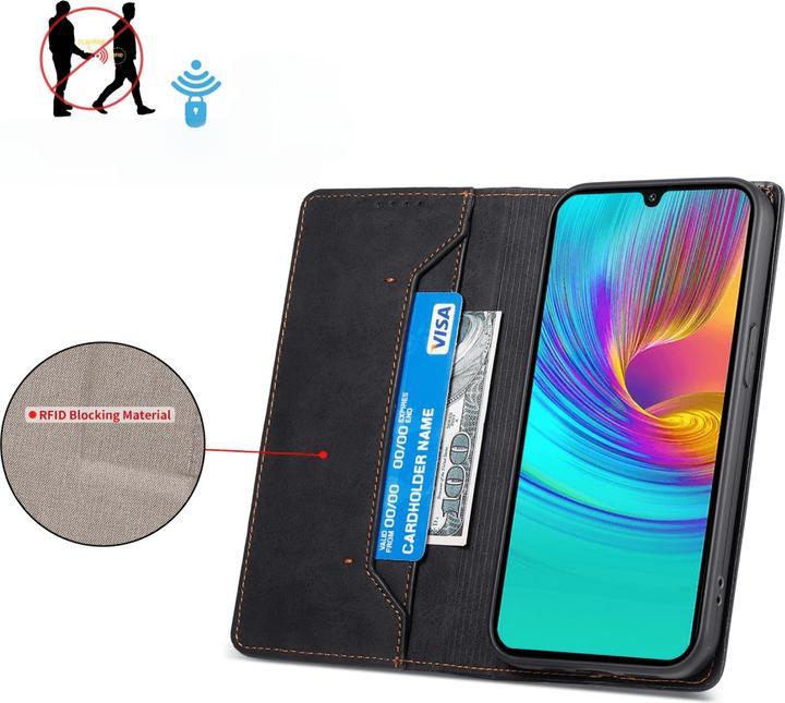 Image du produit Cover-Discount Galaxy A16 - Étui à clapet avec bloqueur RFID (Samsung Galaxy A16 5G)