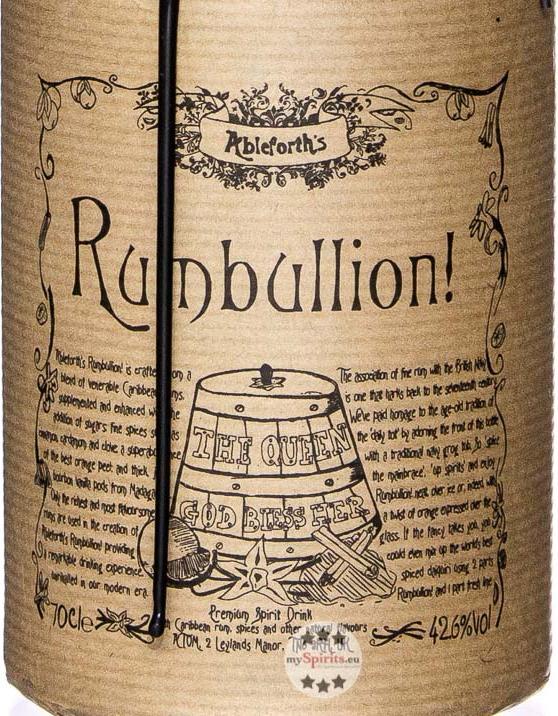 Immagine prodotto Ableforth's Rumbullion del professor Cornelius Ampleforth (1 x 70 cl)