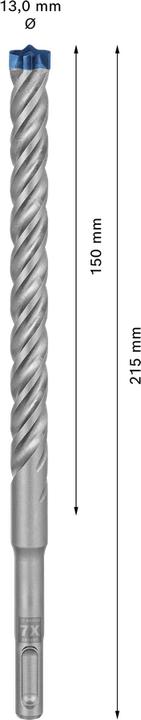 Produktbild Bosch Professional Zubehör EXPERT SDS plus-7X Hammerbohrer, 13 x 150 x 215 mm (13 mm)