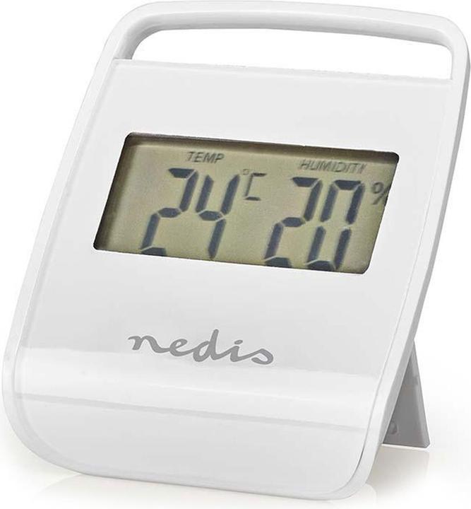 Actual product image Nedis Digital Thermometer | Indoor | Room Temperature | Room Humidity | White