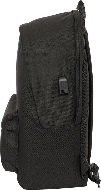 Produktbild Kings League Laptop- und Tablet-Rucksack mit USB-Anschluss +usb Schwarz 31 x 44 x 18 cm