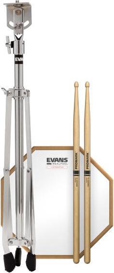 Produktbild Evans Übungspad Set RealFeel Attacktile 10 Zoll mit Schlüsselanhänger