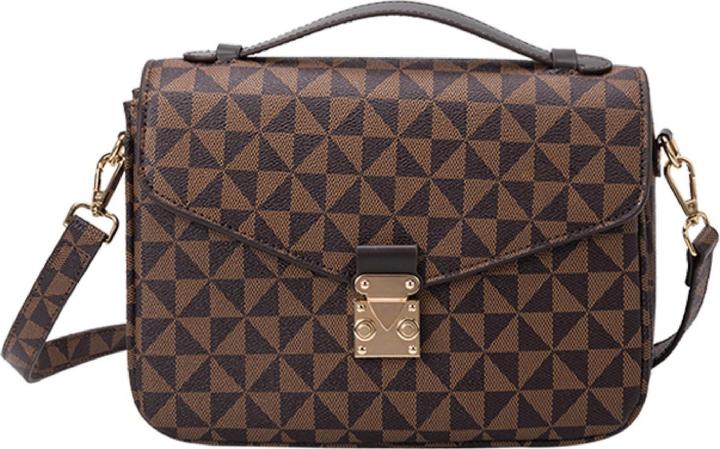 Immagine prodotto Only-Bags.Store Borsa Metis in pelle vegana, Metis marrone, Borsa Satchel marrone, Borsa in pelle vegana, Pelle