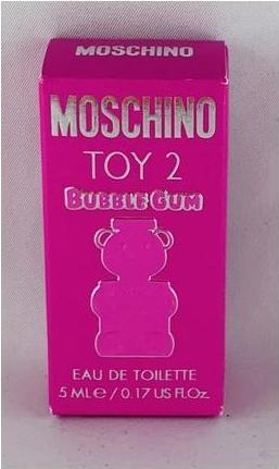 Actual product image Moschino MINIATURA Toy 2 Bubble Gum EDT 5ml (Eau de toilette, 5 ml)
