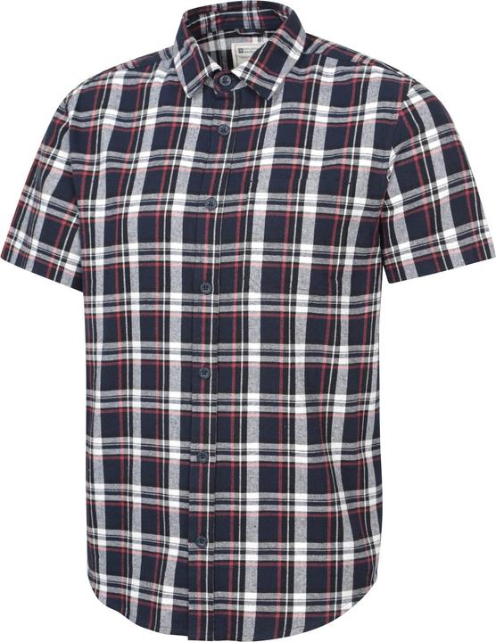 Actual product image Mountain Warehouse Mens Trace Flannel Short-Sleeved Shirt (S)