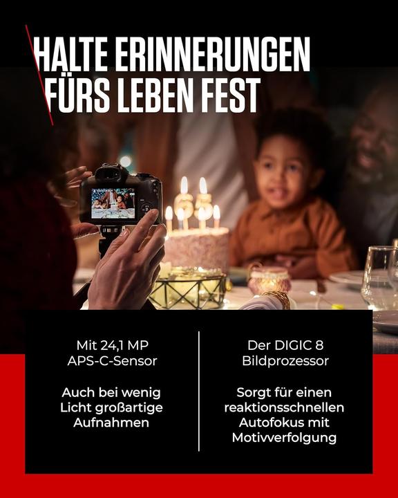 Actual product image Canon EOS R100 Kit (18 - 45 mm, 24.10 Mpx, APS-C / DX)