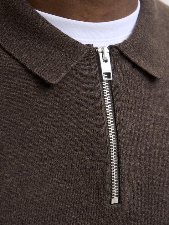 Produktbild Jack & Jones Jjeemil Knit Polo Half Zip Ls Noos (XL)