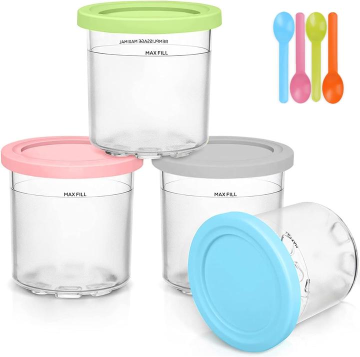 Produktbild Auvrgmin 4er-Set Eisbehälter für Speiseeis