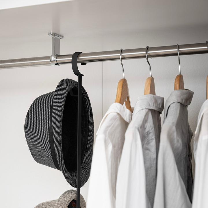 Actual product image Yamazaki 2-stöckige ausziehbare Kleiderstange SMART