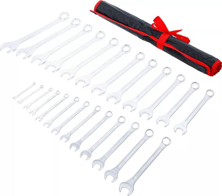 Produktbild BGS Maul-Ringschlüssel-Satz (32 mm, 14 mm, 22 mm, 16 mm, 15 mm, 10  mm, 6 mm, 21 mm, 23 mm, 20 mm, 27 mm, 31 mm, 9 mm, 18 mm, 8 mm, 13 mm, 25 mm, 19 mm, 29 mm, 12 mm, 7 mm, 17 mm, 26 mm, 28 mm, 30 mm, 11 mm, 24 mm)