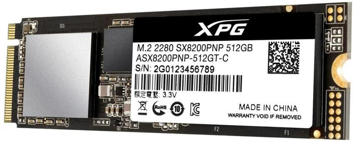 Produktbild Adata XPG SX8200 PRO 512 GB M.2 PCIE-SSD (512 GB, M.2 2280)