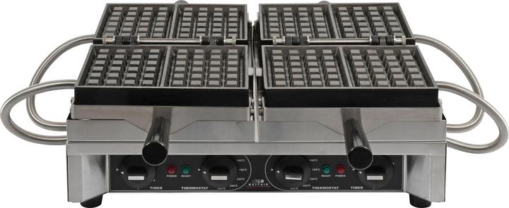Image du produit Mayfair Gaufrier double 180° tournable 230V/2900W connecteur Suisse T23 705x520x180 mm