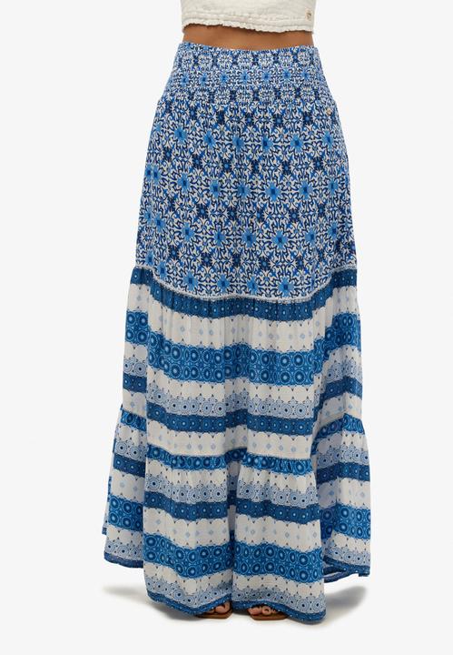 Actual product image Superdry Printed long skirt for women (M)