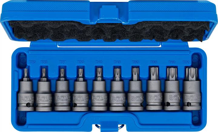 Actual product image BGS Power bit insert set (Hexagon socket TX)
