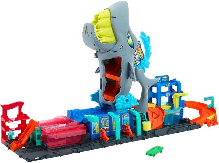 Actual product image Hot Wheels City Ultimate Shark Car Wash