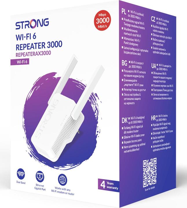 Actual product image Strong AX3000 WLAN repeater (2402 Mbit/s, 574 Mbit/s)
