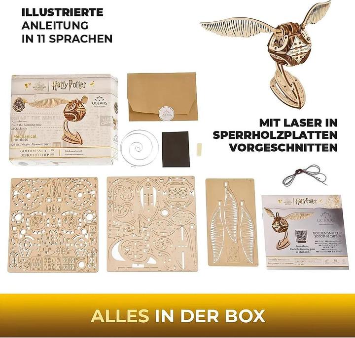 Produktbild Ugears 70237 - Golden Snitch